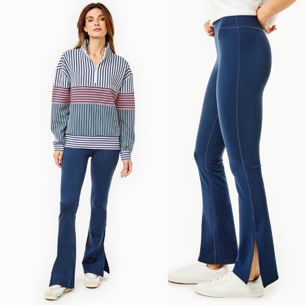 NWT Addison Bay Colleen High Waistline Ankle Length Flare Leg Leggings